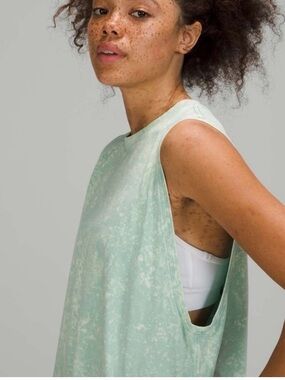 Lululemon Athletica Mint Green Tie Dye Tank